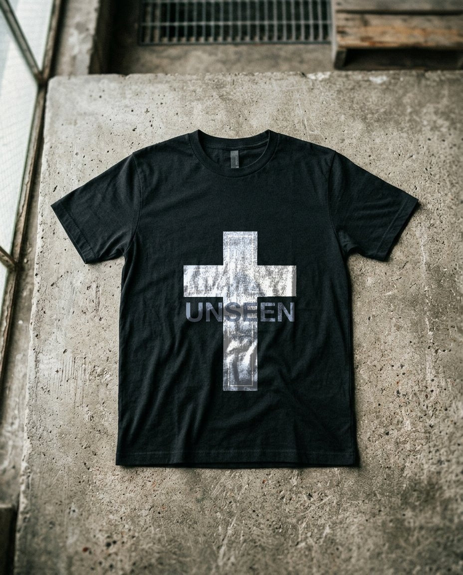 Unseen Foundations Oversized Tee — lifestyle photo