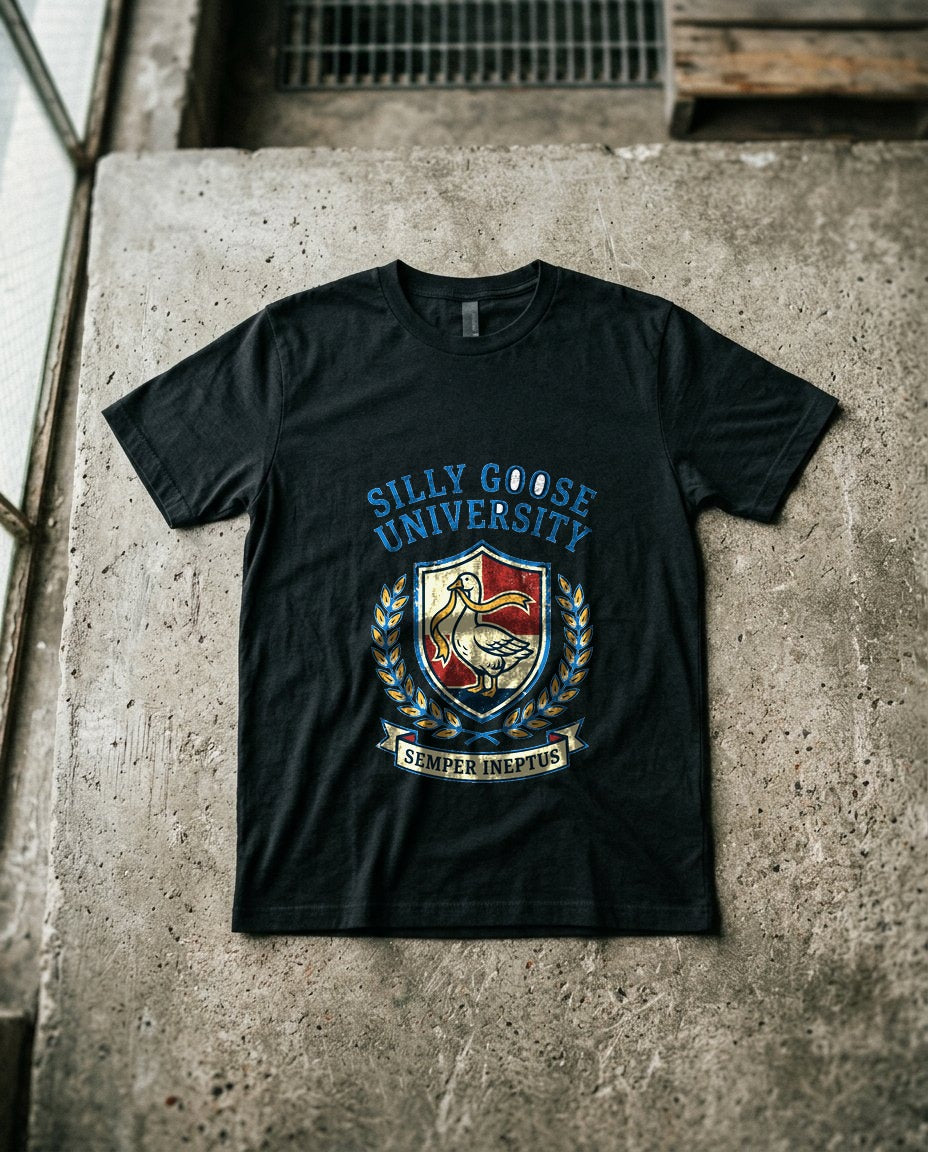 Silly Goose Univ Alumni Crest — lifestyle photo