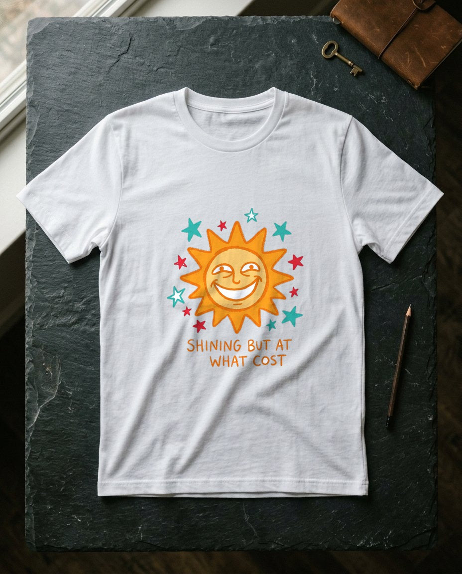 Shining But At What Cost Sun Doodle — lifestyle photo