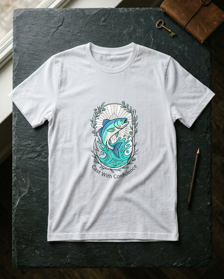 Reel Strength Floral Hook Fishing — lifestyle photo