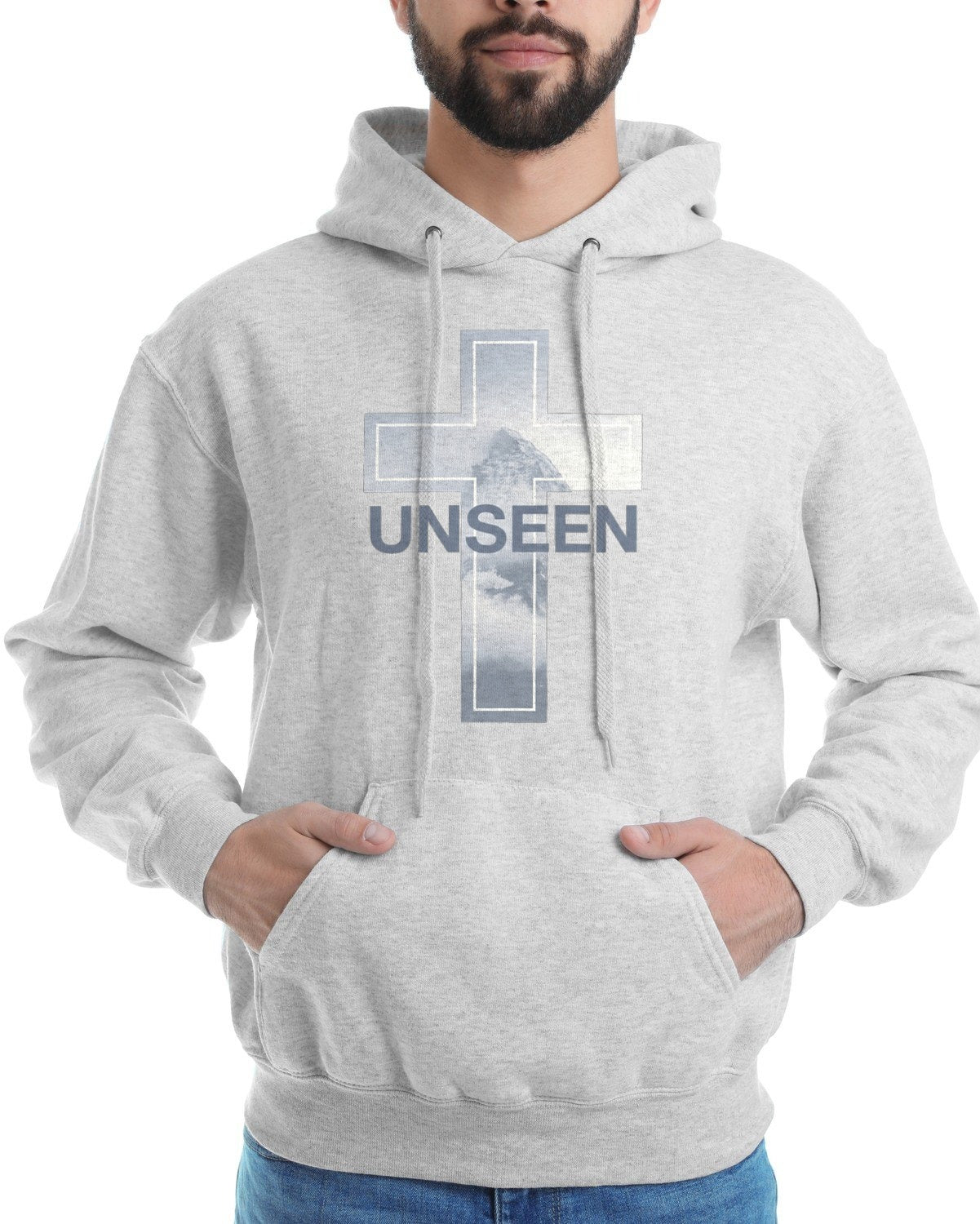 Unseen Foundations Oversized Tee Hoodie — lifestyle photo