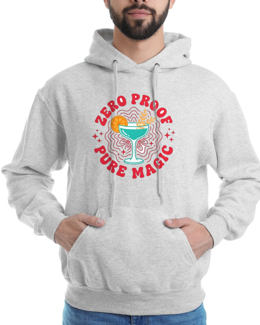 Zero Proof Pure Magic Retro Hoodie — lifestyle photo