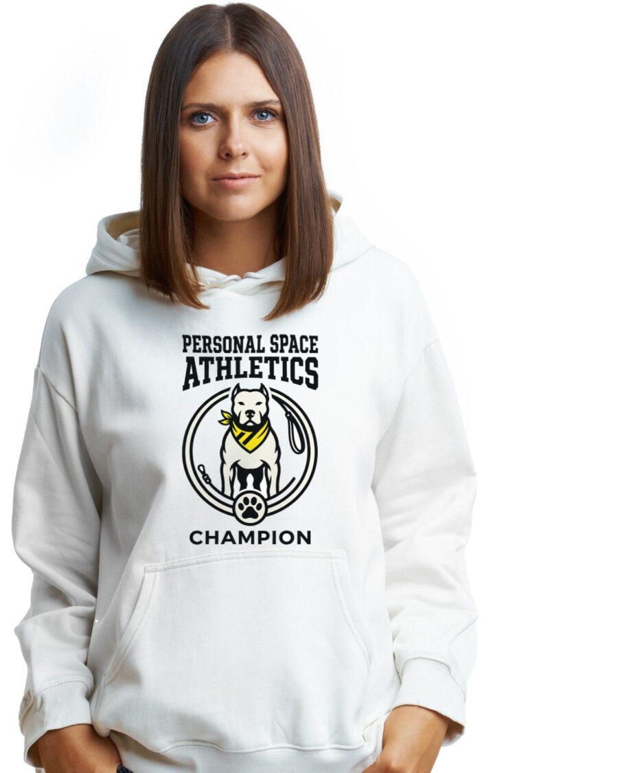 Personal Space Athletics Dept Hoodie — lifestyle photo