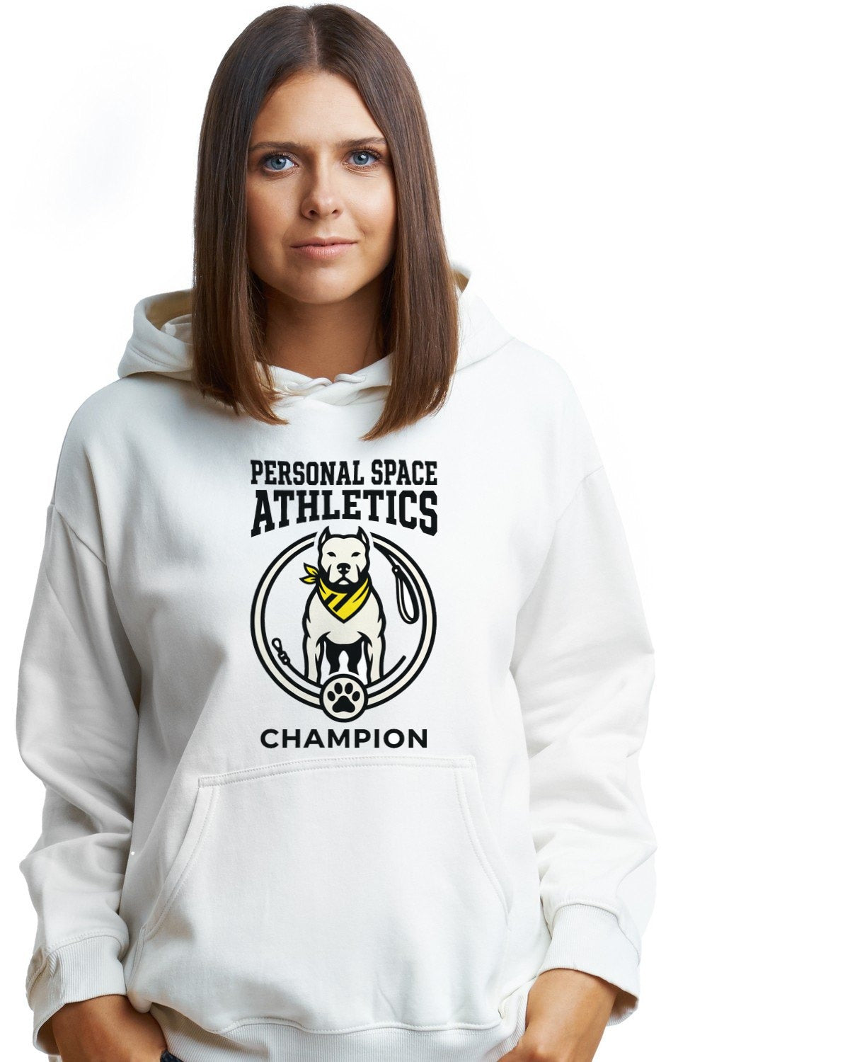 Personal Space Athletics Dept Hoodie — lifestyle photo