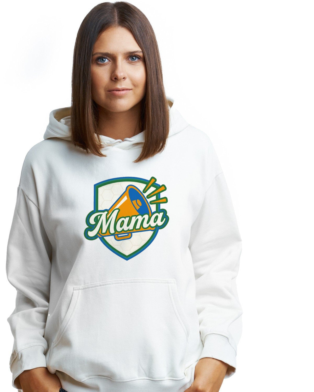 Sideline Hype Squad Soccer Mama Hoodie — lifestyle photo
