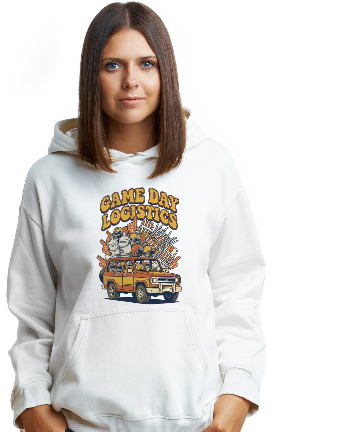 Game Day Logistics Coordinator SUV Hoodie — lifestyle photo