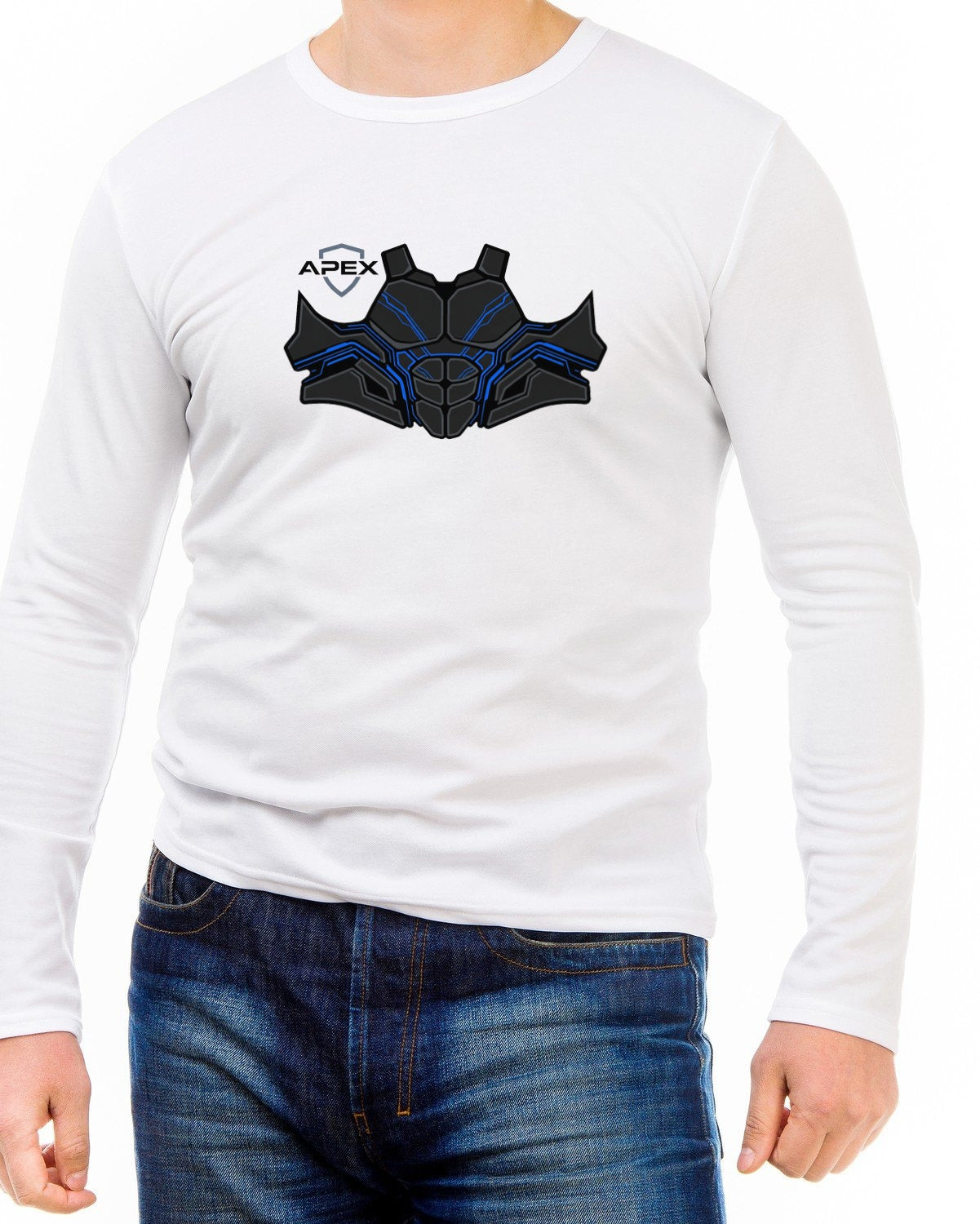 Apex Cybernetic Armor Compression Long Sleeve — lifestyle photo