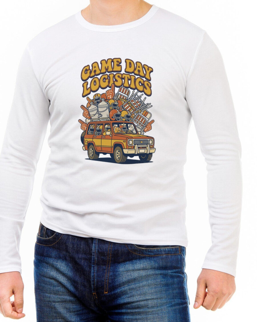 Game Day Logistics Coordinator SUV Long Sleeve — lifestyle photo