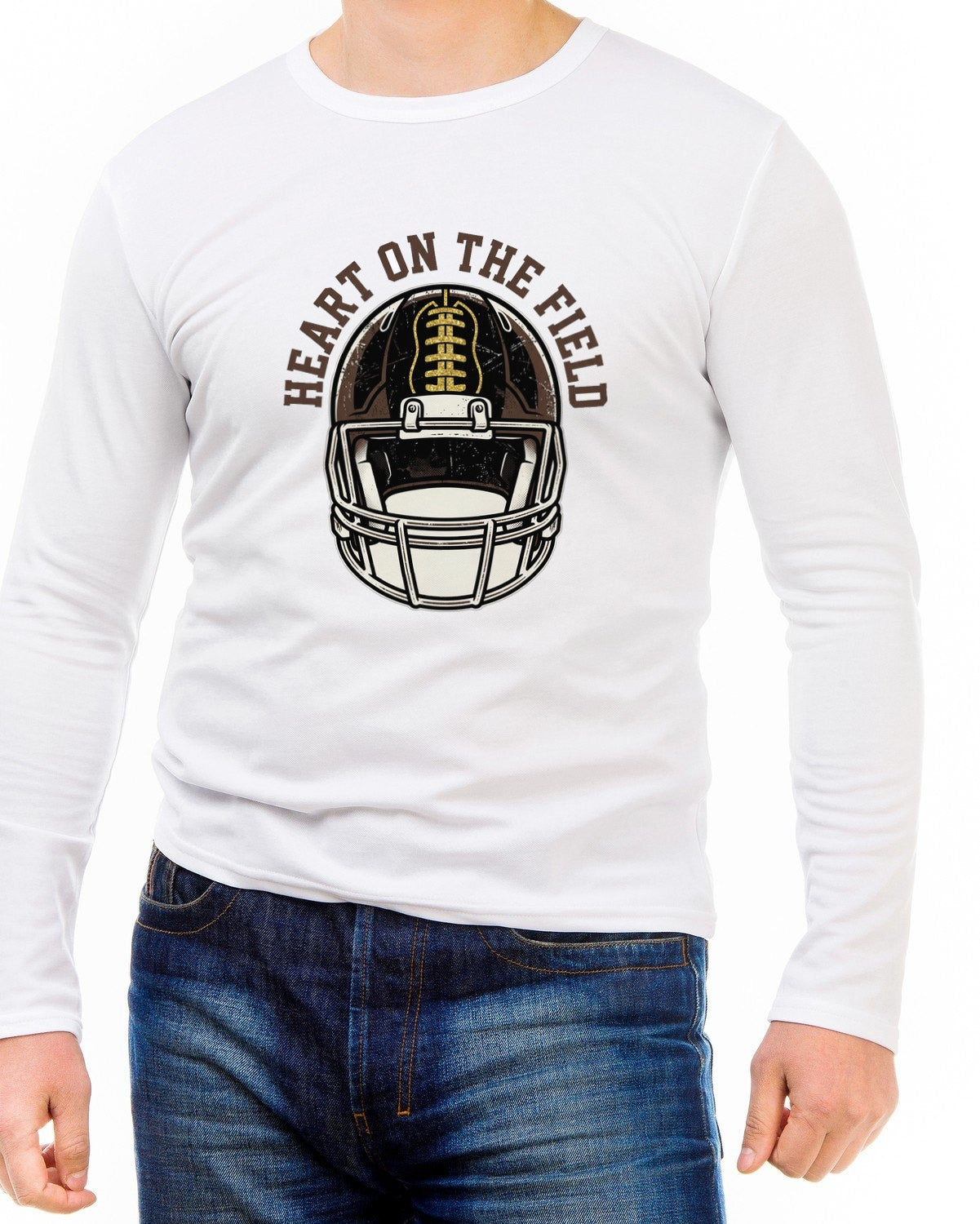 Friday Night Heartbeat Helmet Long Sleeve — lifestyle photo