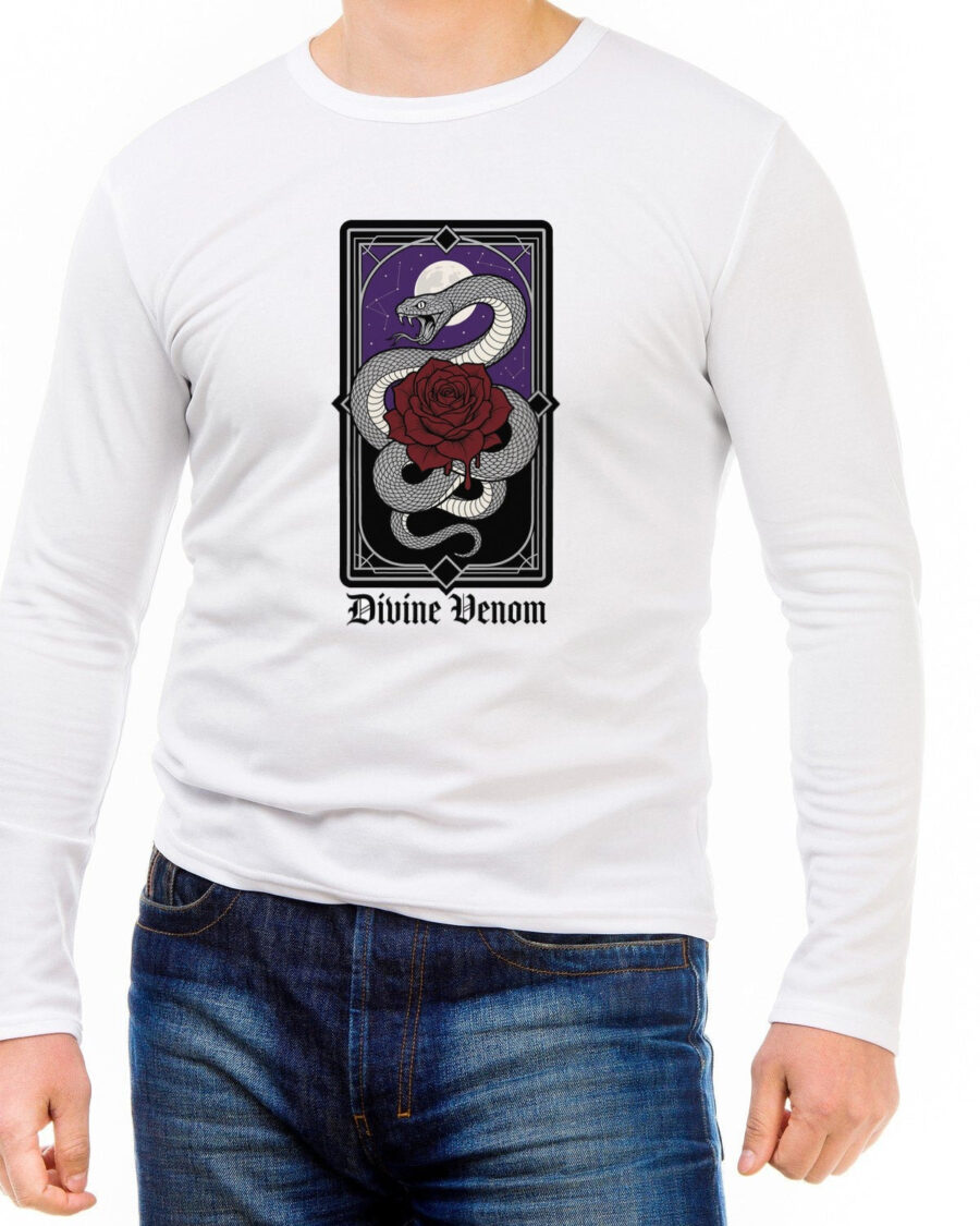 The Sovereign Serpent Tarot Long Sleeve — lifestyle photo