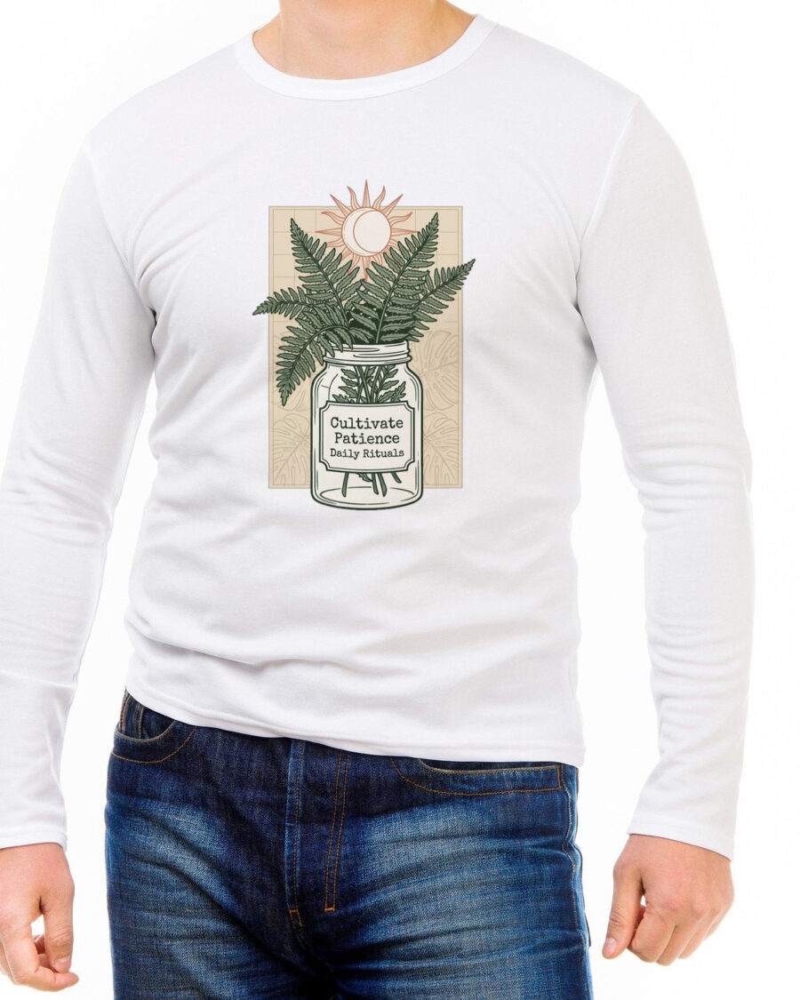 Celestial Fern Apothecary Jar Long Sleeve — lifestyle photo