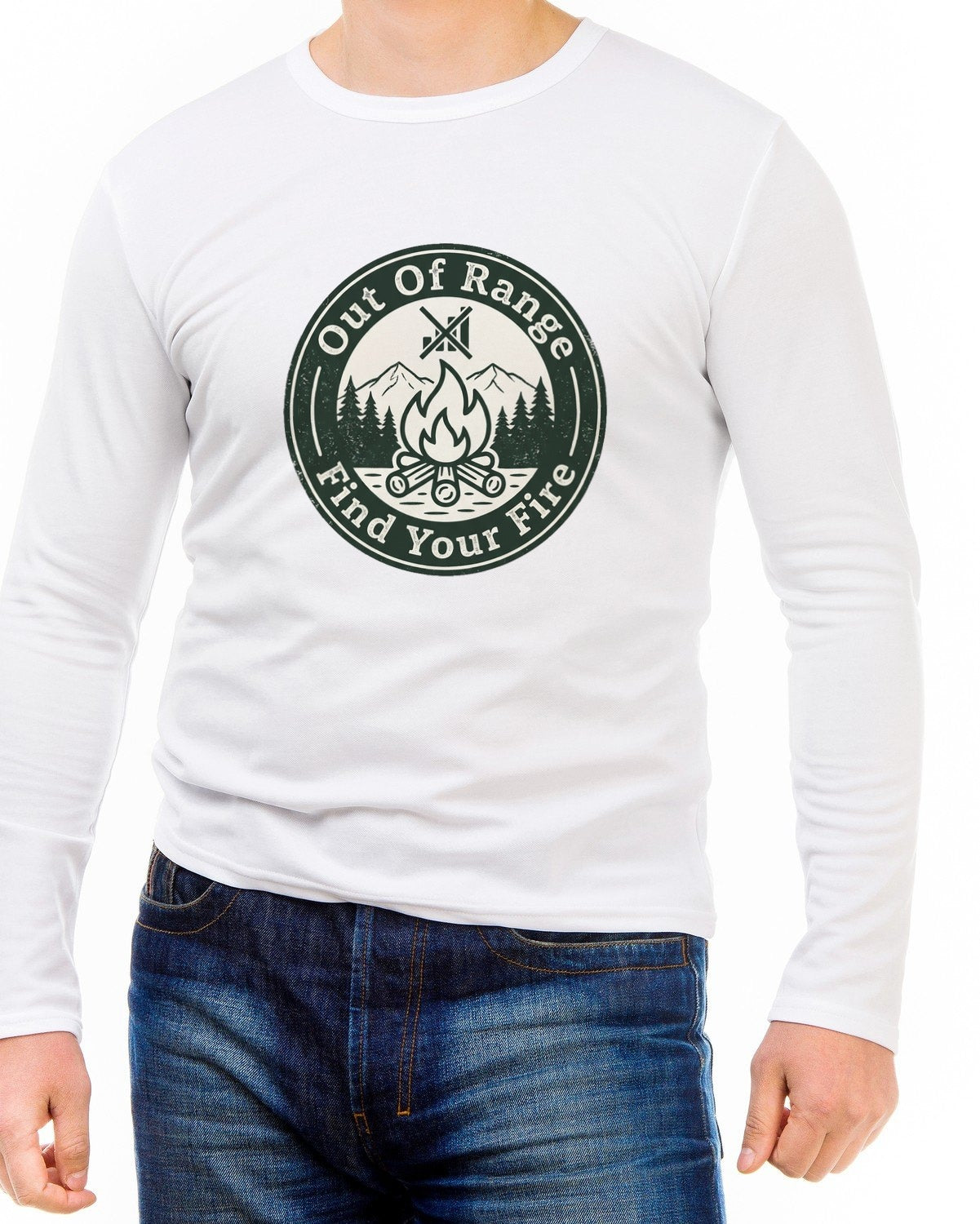 Out Of Range Outdoor Society Long Sleeve — lifestyle photo