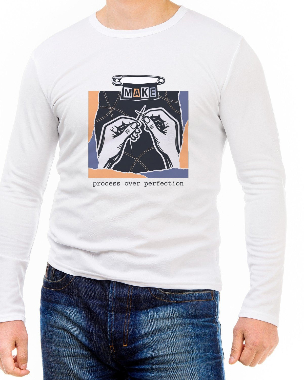 Mended By Hand Long Sleeve — lifestyle photo