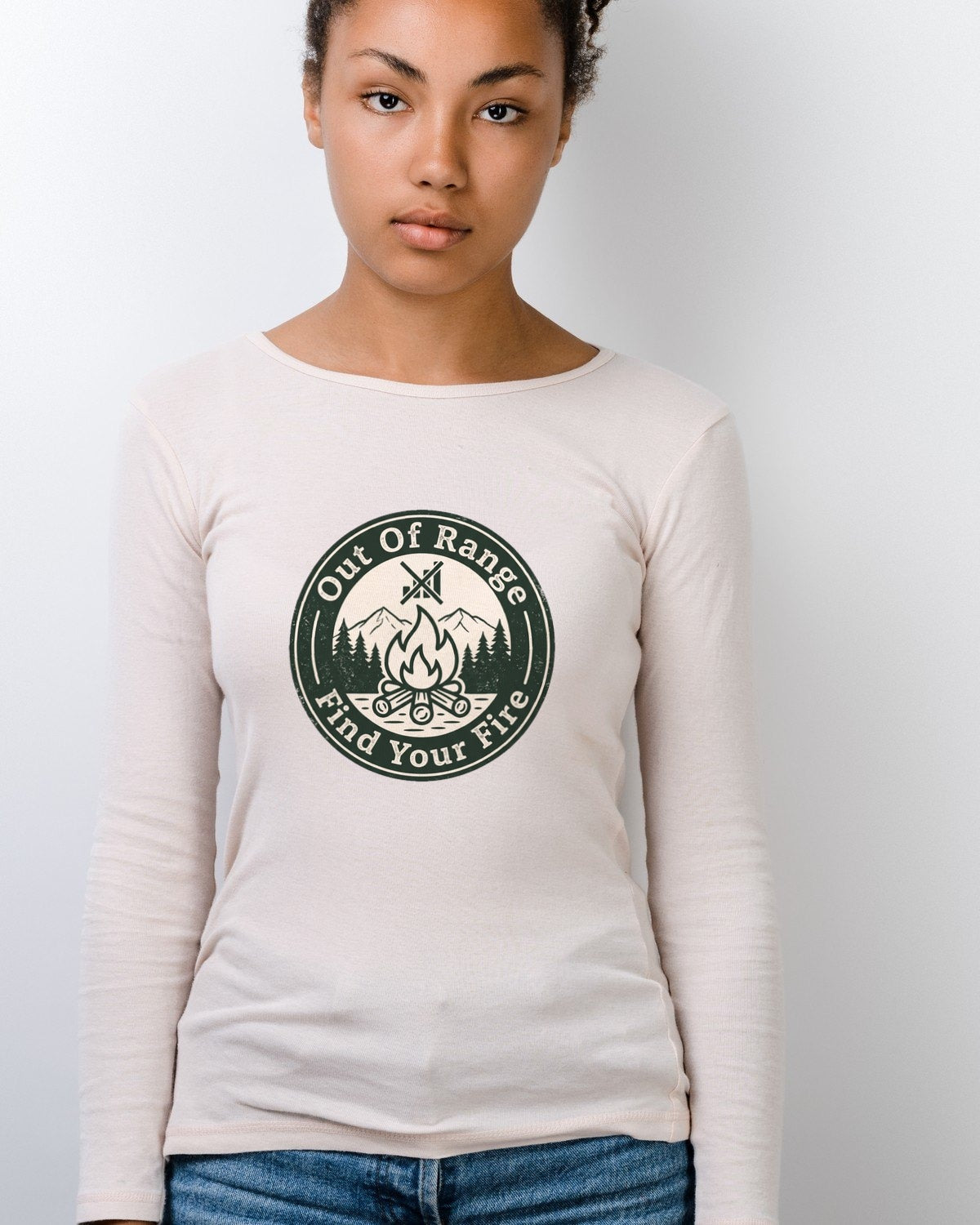 Out Of Range Outdoor Society Long Sleeve — lifestyle photo