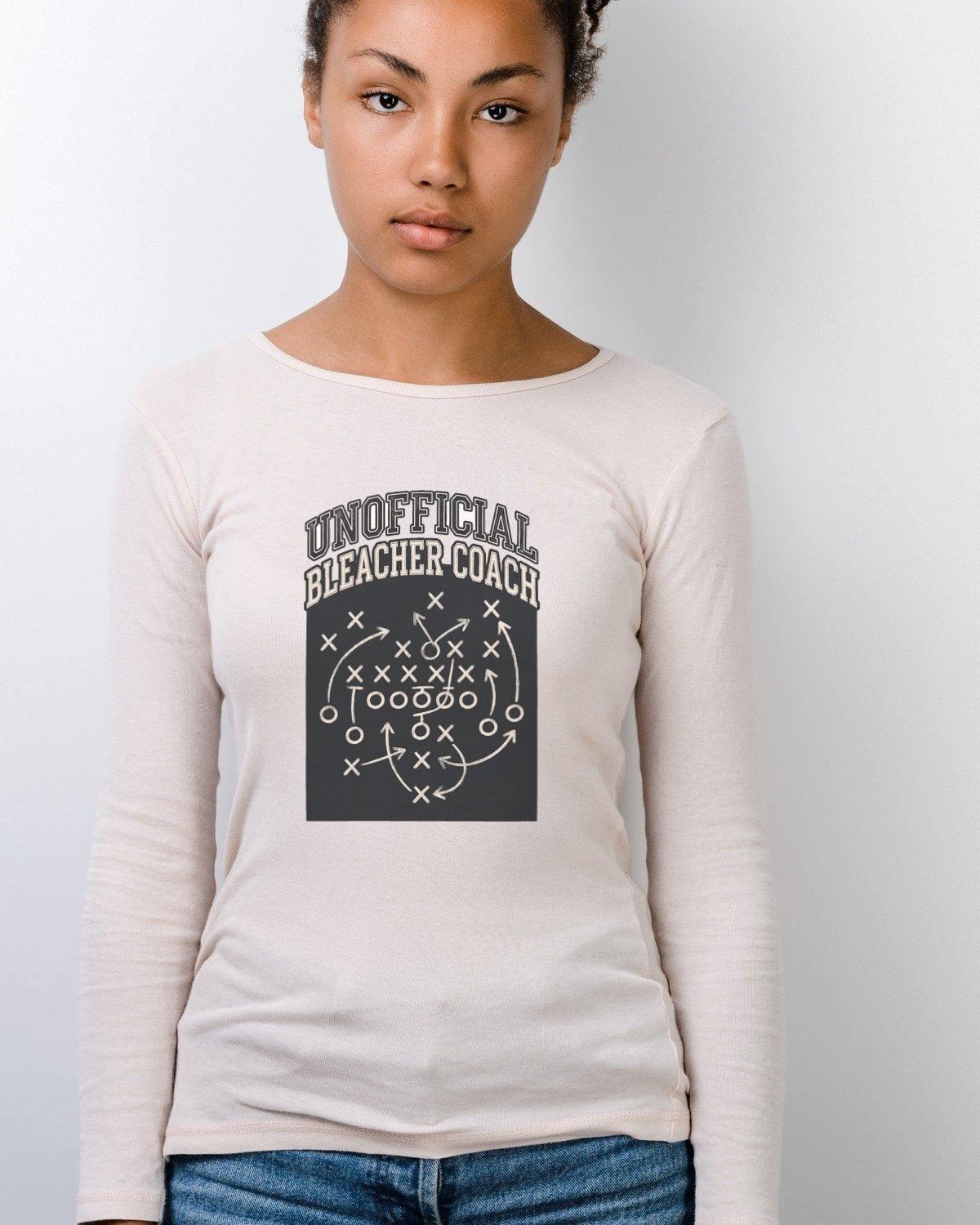 Bleacher Coach Playbook Vintage Tee Long Sleeve — lifestyle photo