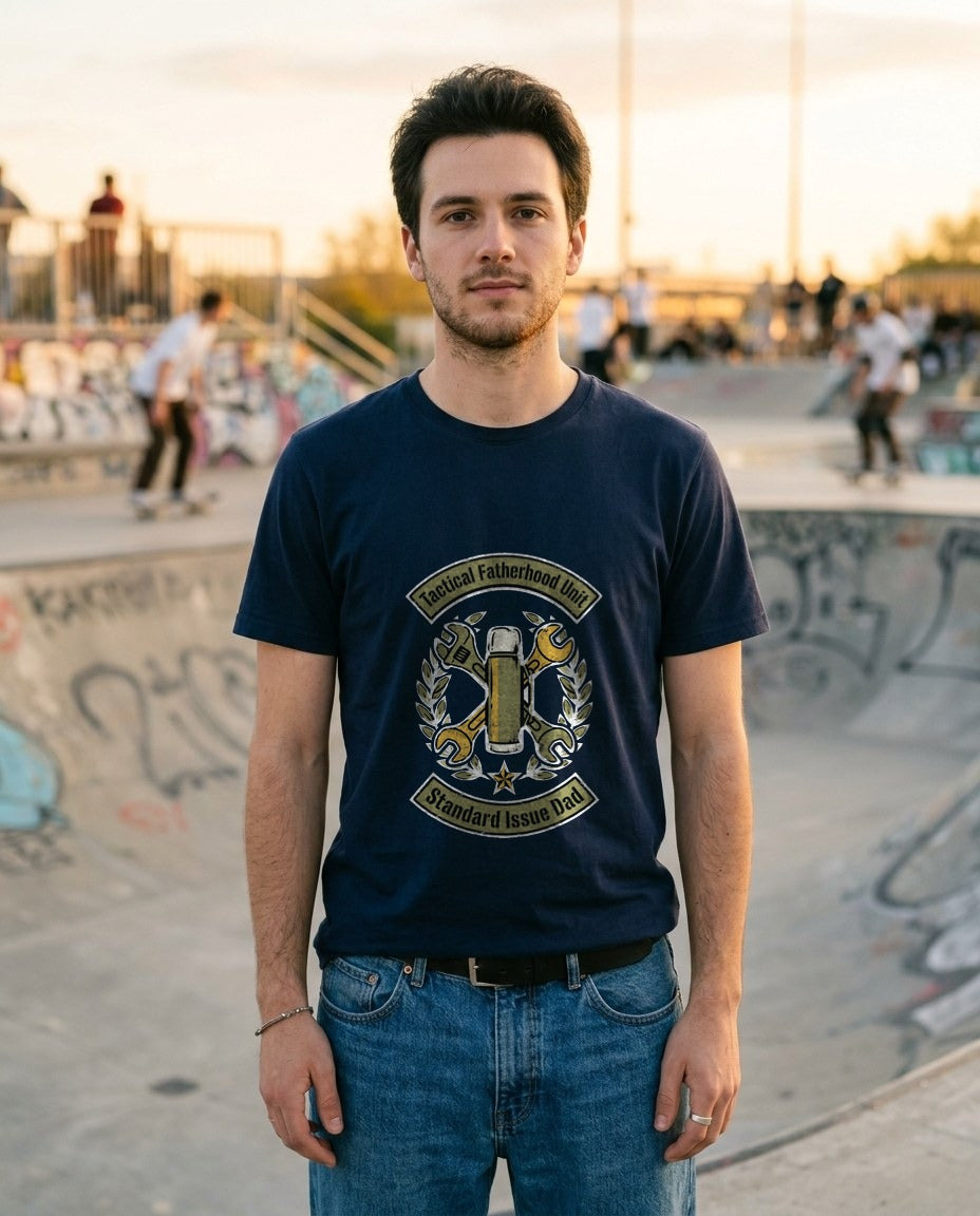 Tactical Fatherhood Unit Vintage Insignia — lifestyle photo