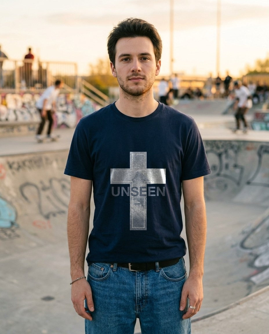 Unseen Foundations Oversized Tee — lifestyle photo