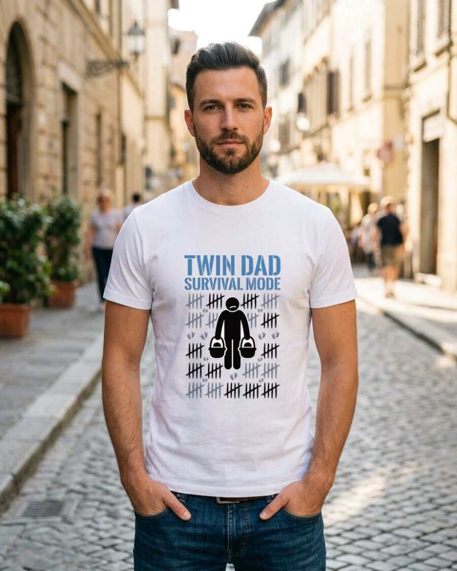 Twin Dad Survival Tally Tracker — lifestyle photo