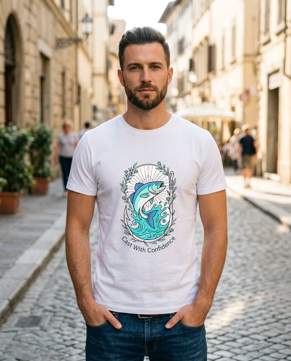 Reel Strength Floral Hook Fishing — lifestyle photo