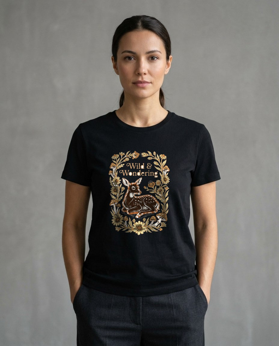 Forest Child Vintage Fawn & Fungi — lifestyle photo
