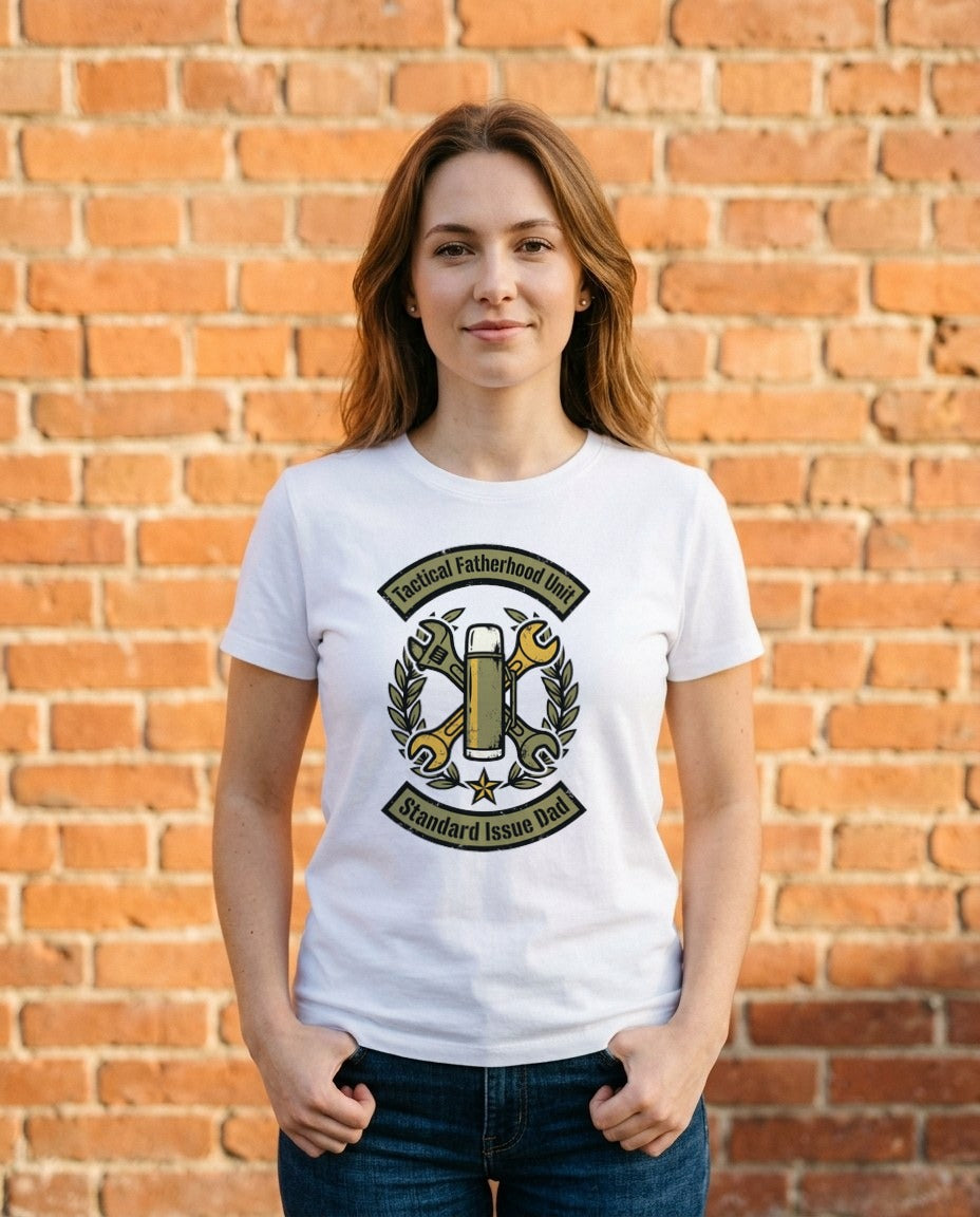 Tactical Fatherhood Unit Vintage Insignia — lifestyle photo