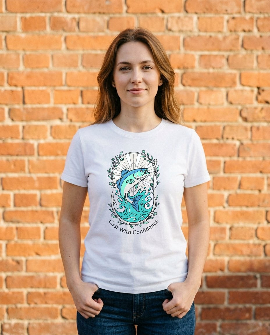 Reel Strength Floral Hook Fishing — lifestyle photo