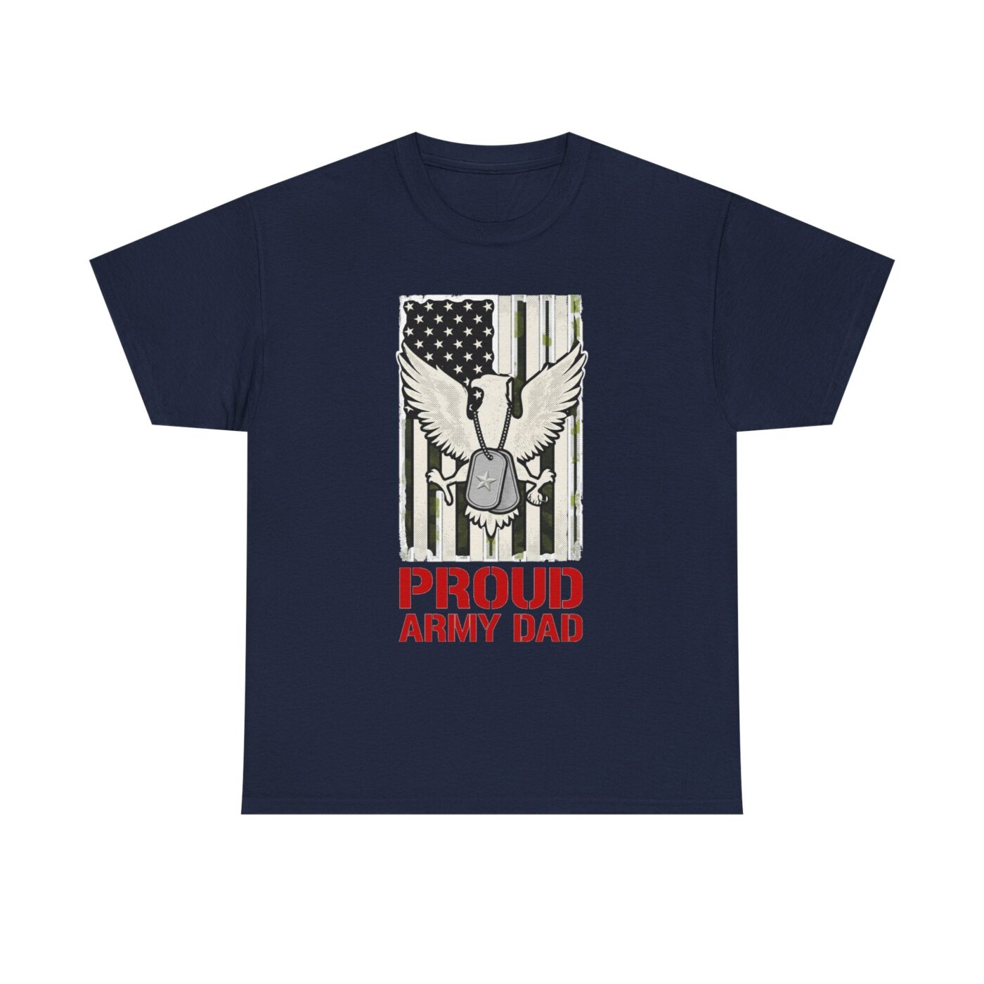 Proud Foundation Army Dad Flag & Tags — lifestyle photo