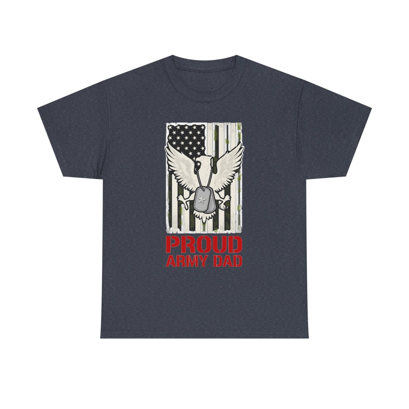 Proud Foundation Army Dad Flag & Tags — lifestyle photo