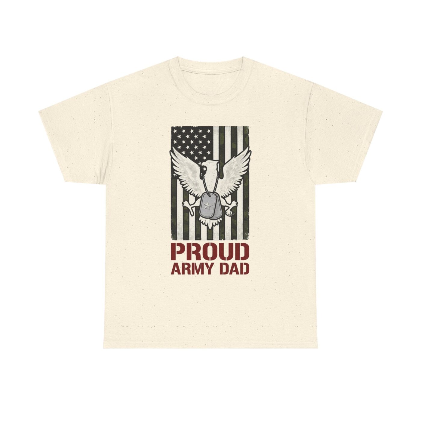 Proud Foundation Army Dad Flag & Tags — lifestyle photo