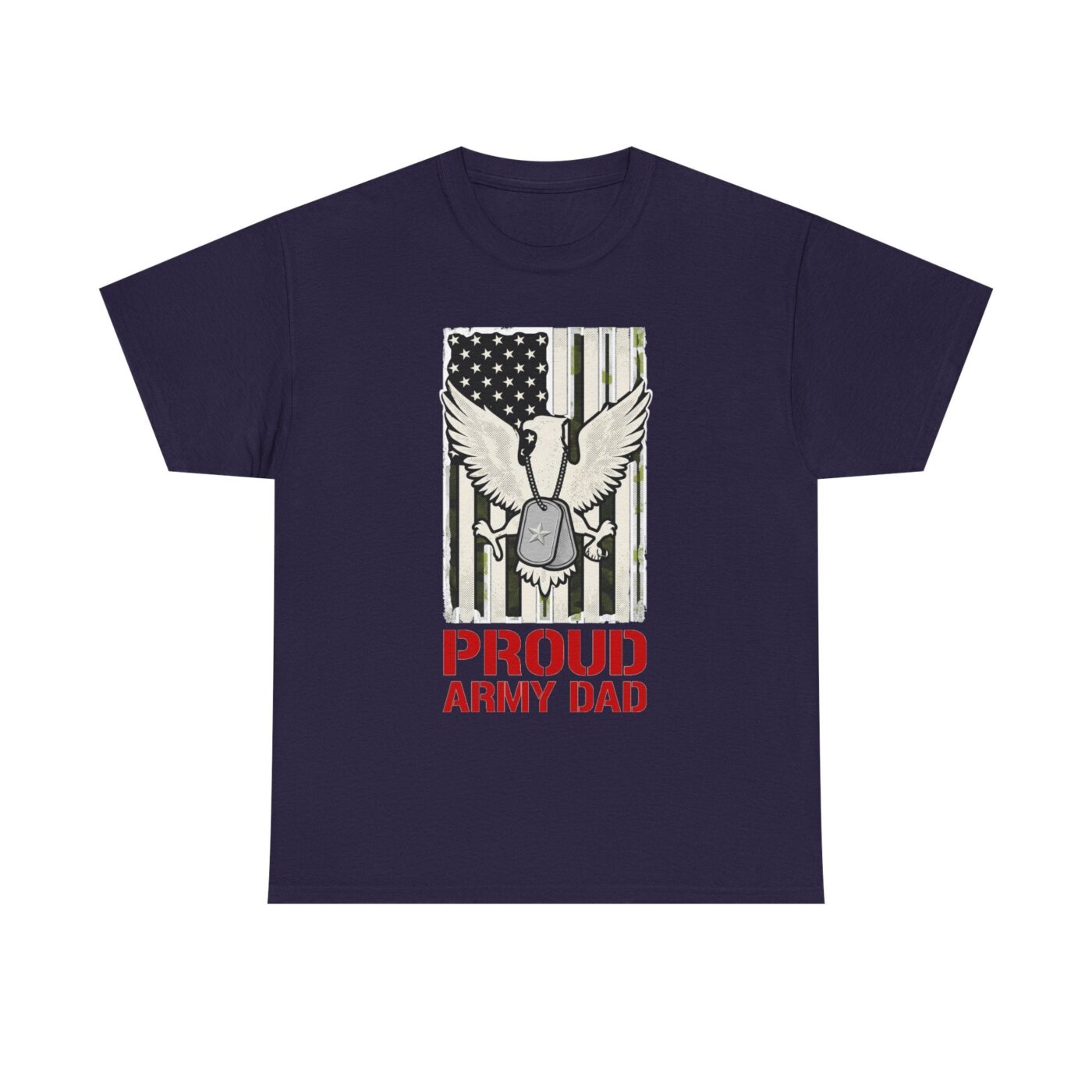 Proud Foundation Army Dad Flag & Tags — lifestyle photo