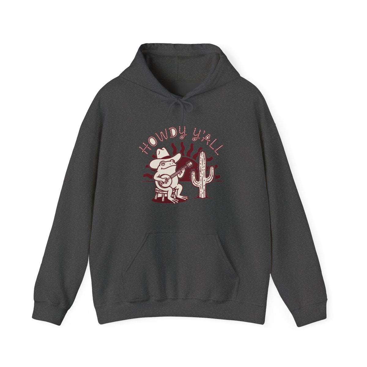 Amphibian Outlaw Banjo Serenade Hoodie — lifestyle photo