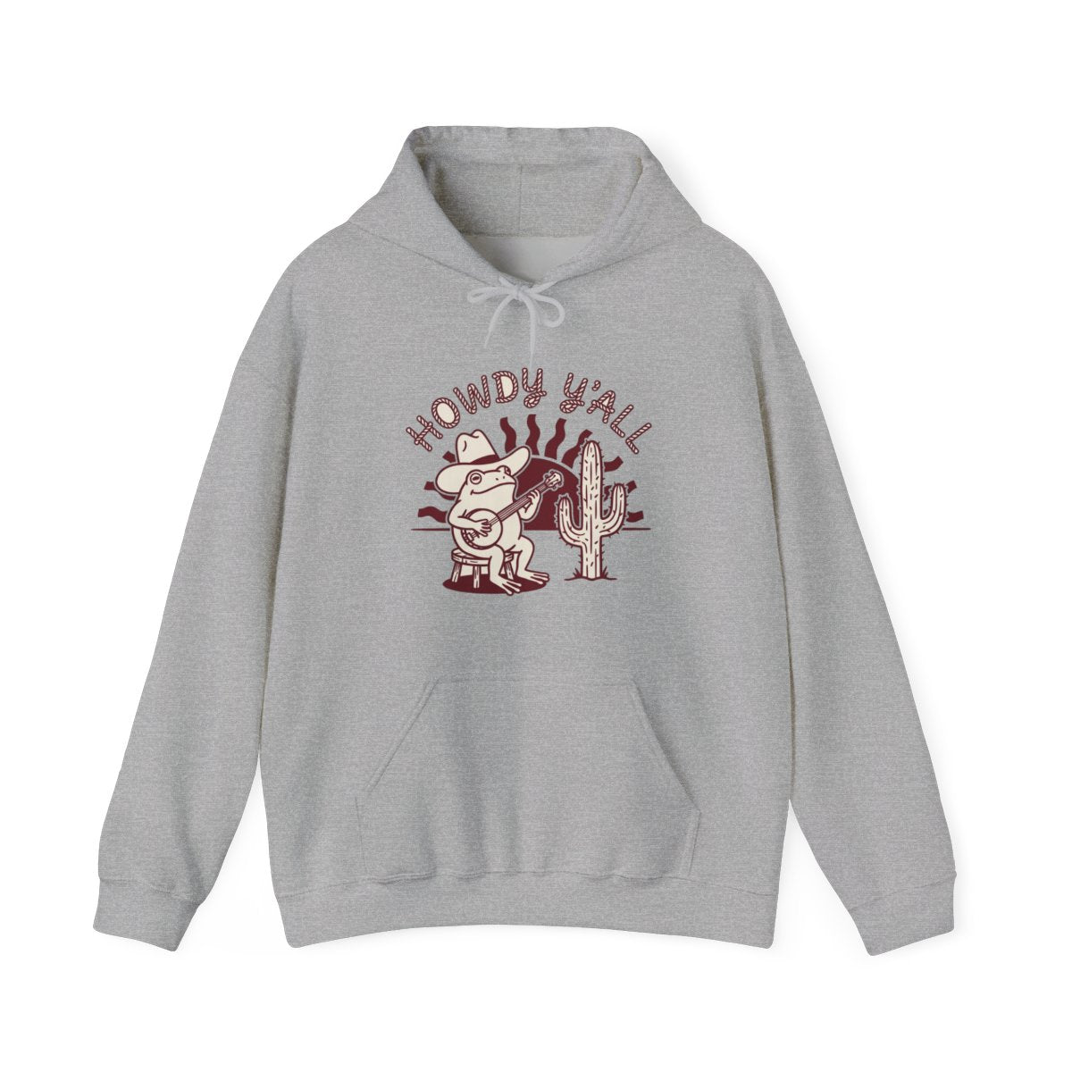 Amphibian Outlaw Banjo Serenade Hoodie — lifestyle photo