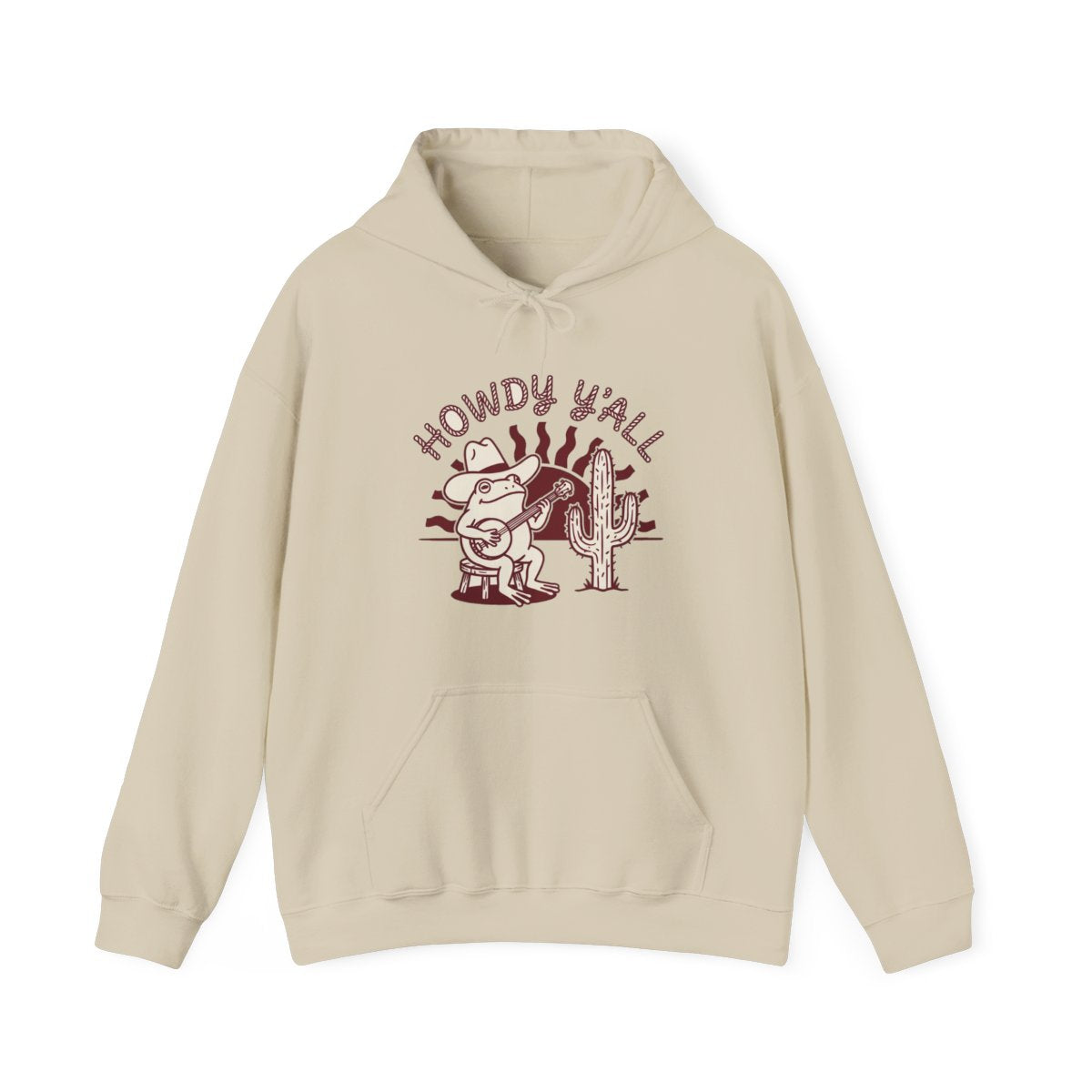 Amphibian Outlaw Banjo Serenade Hoodie — lifestyle photo