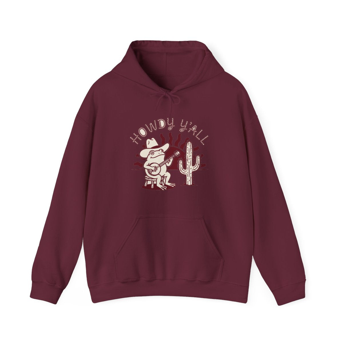 Amphibian Outlaw Banjo Serenade Hoodie — lifestyle photo