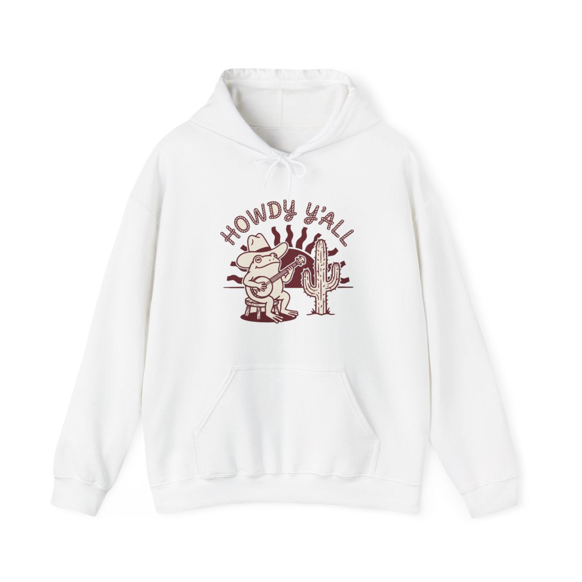 Amphibian Outlaw Banjo Serenade Hoodie — lifestyle photo