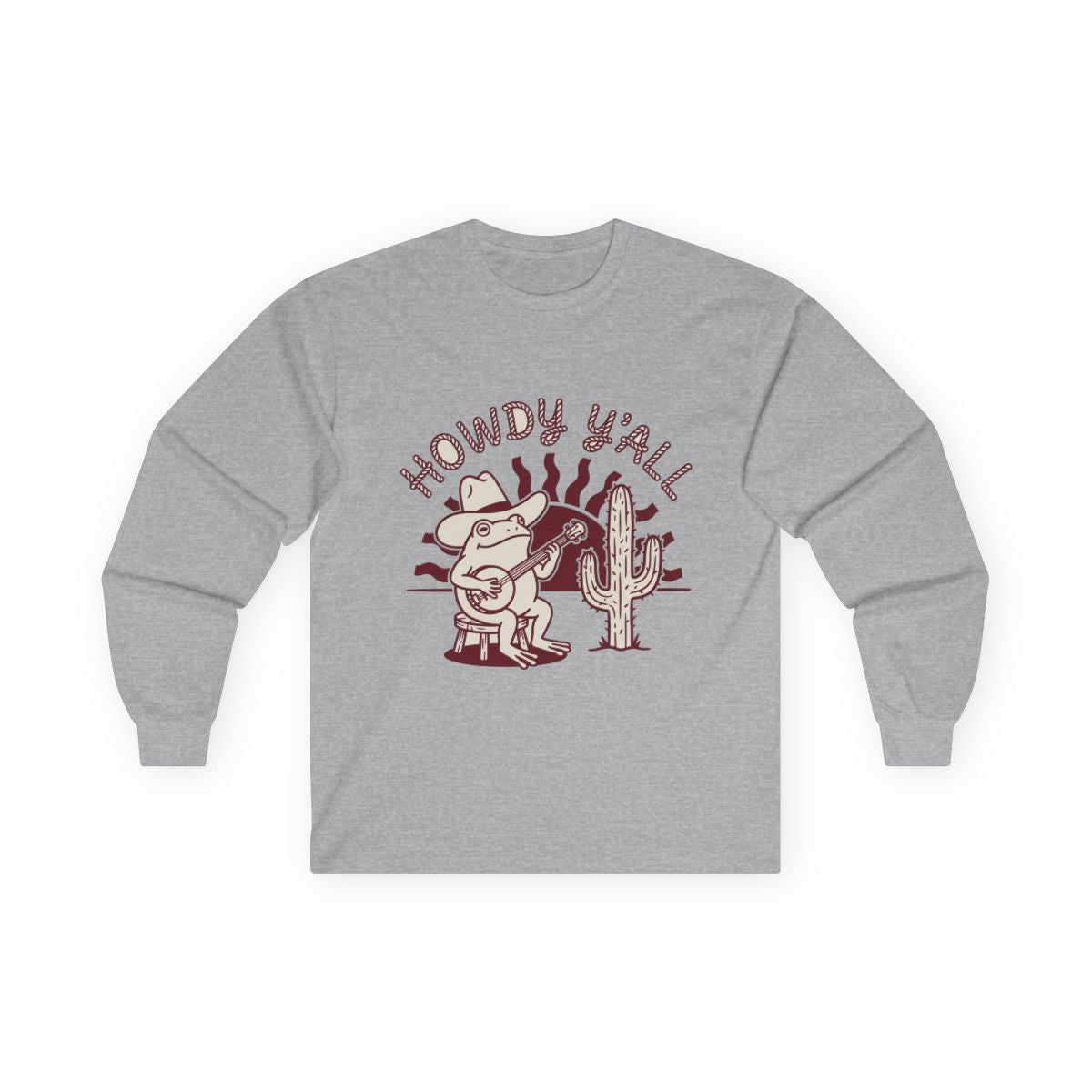 Amphibian Outlaw Banjo Serenade Long Sleeve — lifestyle photo
