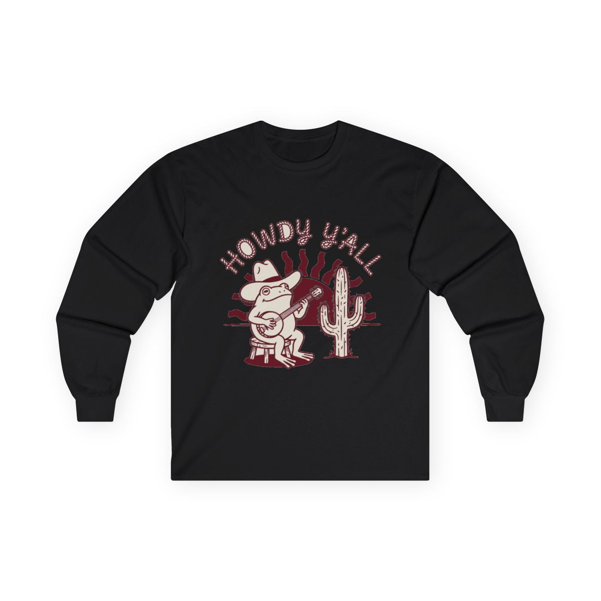 Amphibian Outlaw Banjo Serenade Long Sleeve — lifestyle photo