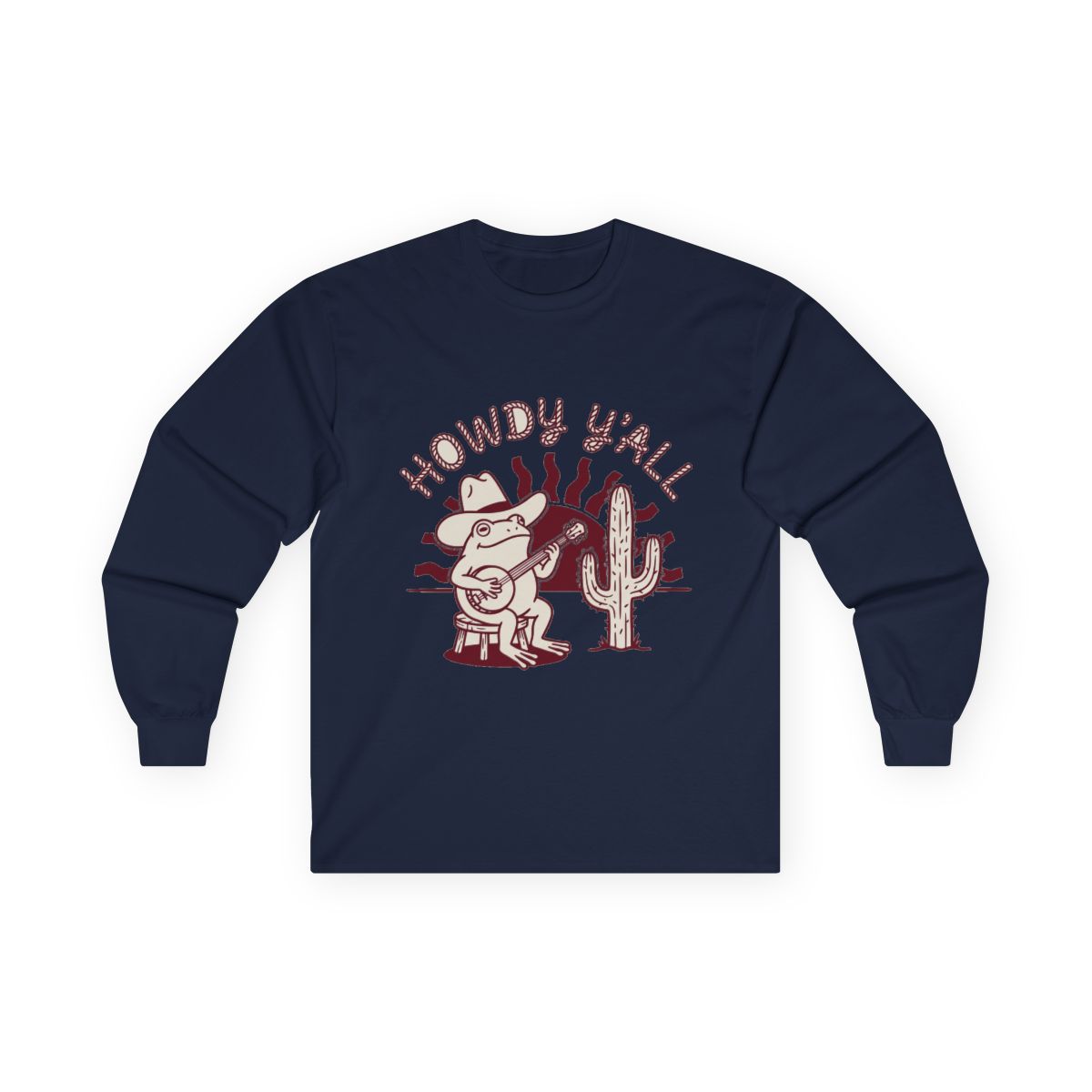 Amphibian Outlaw Banjo Serenade Long Sleeve — lifestyle photo