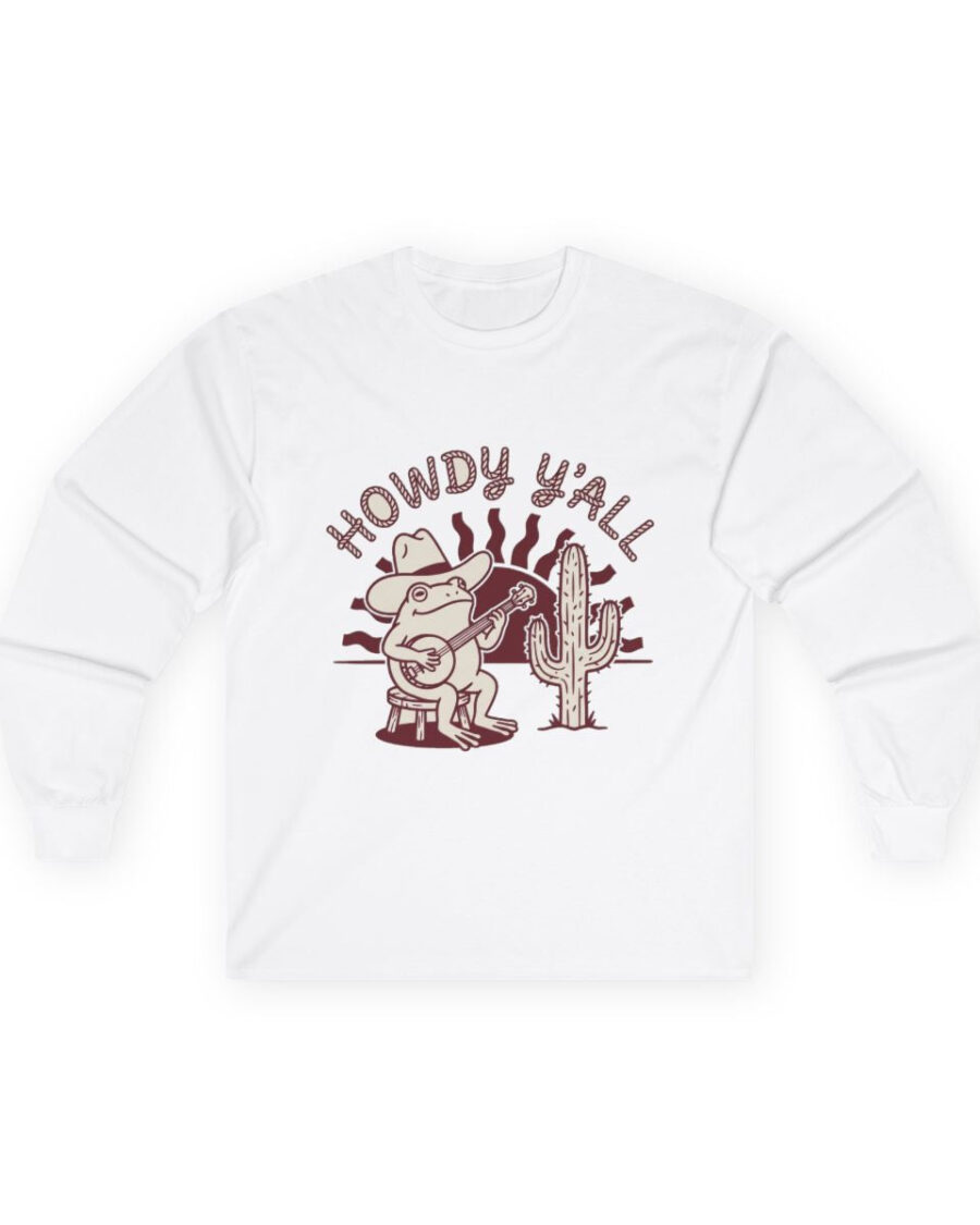 Amphibian Outlaw Banjo Serenade Long Sleeve — lifestyle photo