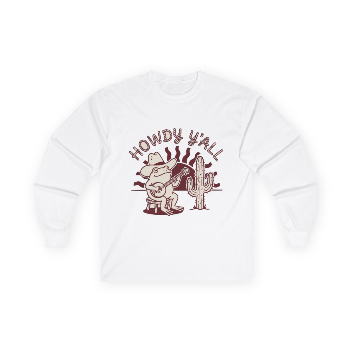 Amphibian Outlaw Banjo Serenade Long Sleeve — lifestyle photo