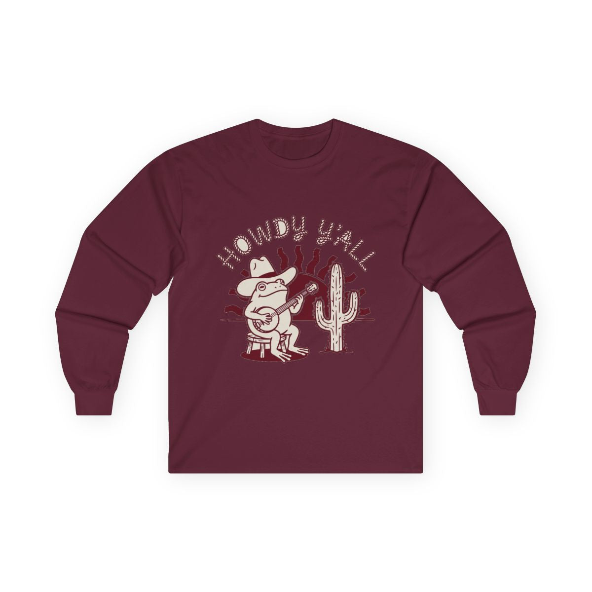 Amphibian Outlaw Banjo Serenade Long Sleeve — lifestyle photo