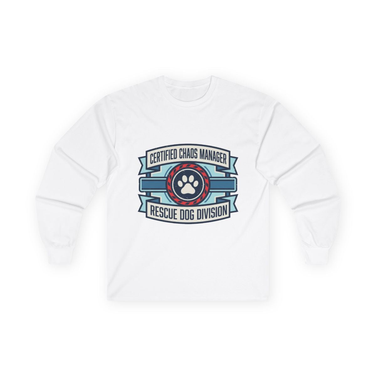 Certified Chaos Manager Dept Stamp Long Sleeve — lifestyle photo