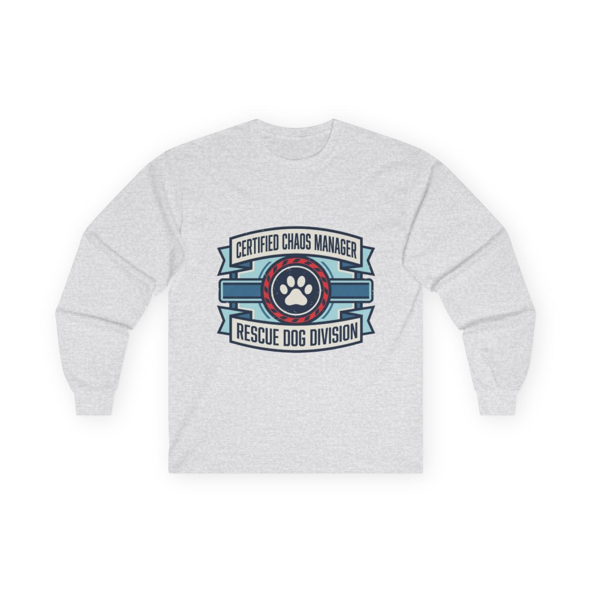 Certified Chaos Manager Dept Stamp Long Sleeve — lifestyle photo