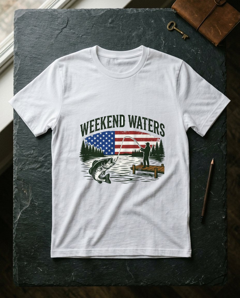 Sunrise Cast American Lake Scene — lifestyle photo