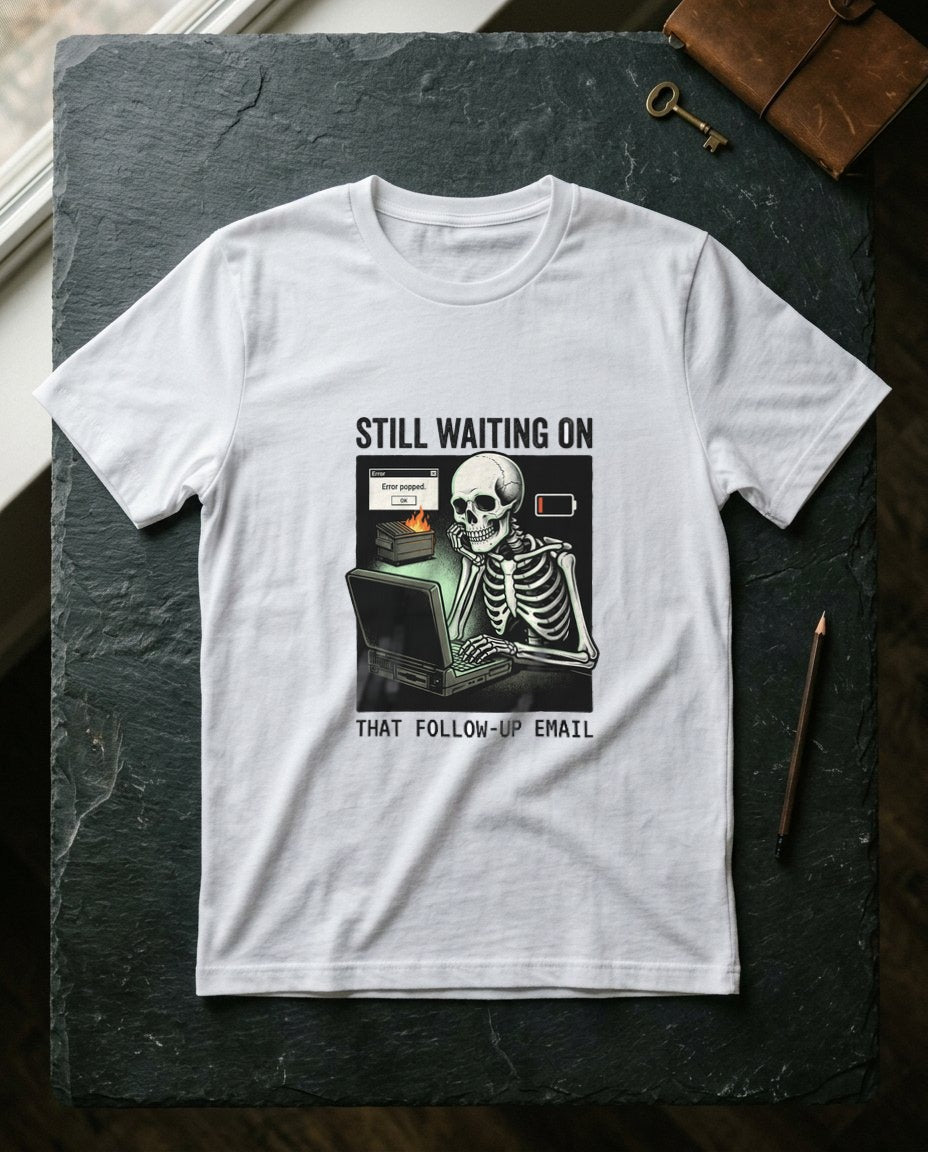 Eternally Pending Skeleton Worker — lifestyle photo