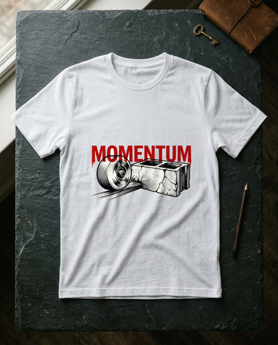 Shattered Concrete Gothic Sleeve Tee — lifestyle photo
