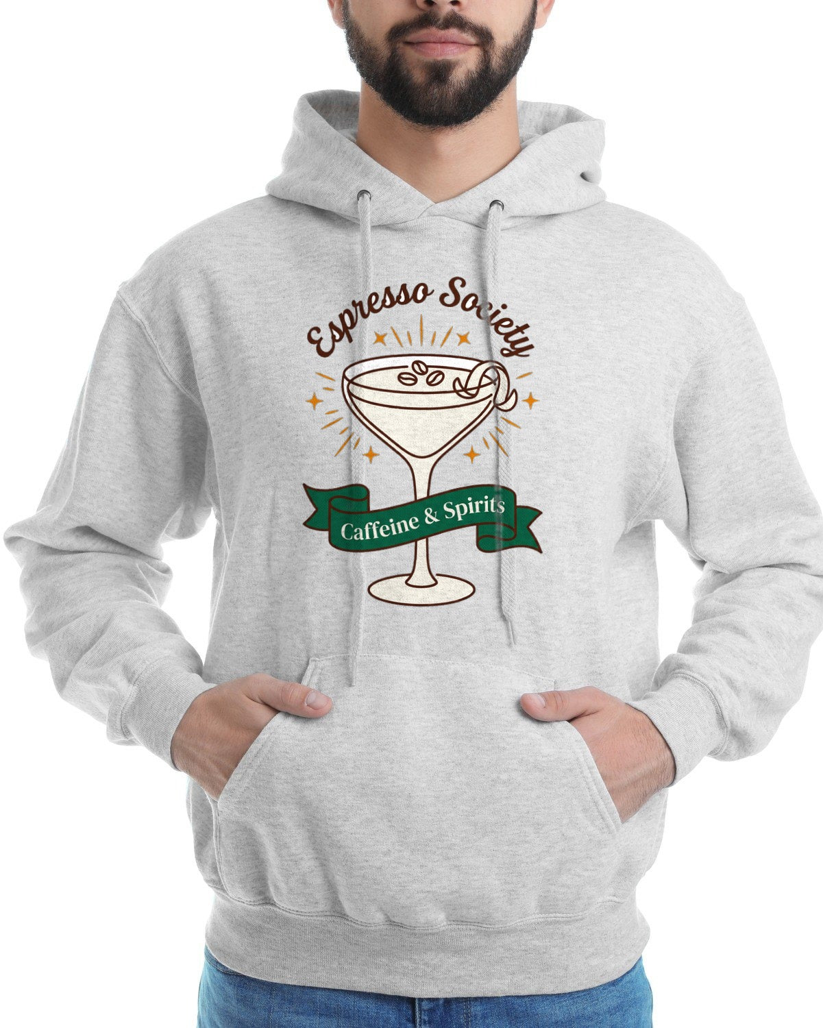 After Hours Espresso Society Hoodie — lifestyle photo