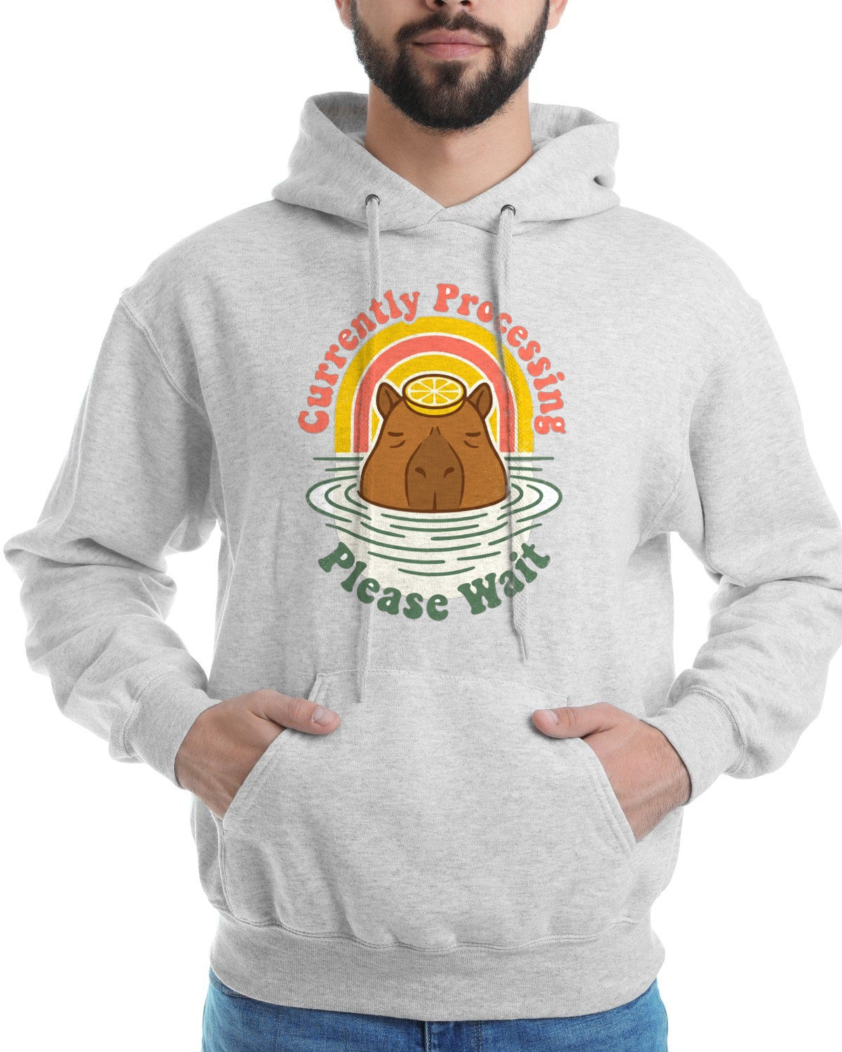 Currently Processing Yuzu Soak Tee Hoodie — lifestyle photo