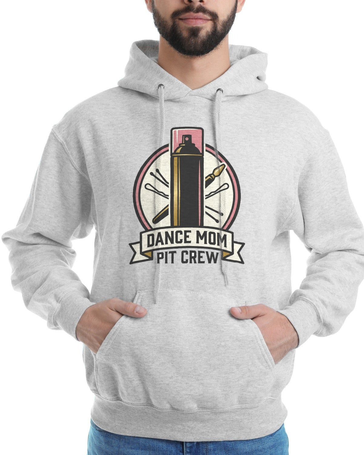 Bobby Pin Pit Crew Dance Mom Hoodie — lifestyle photo