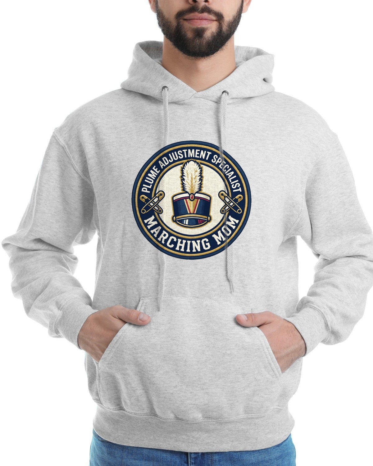 Plume Adjustment Specialist Badge Hoodie — lifestyle photo